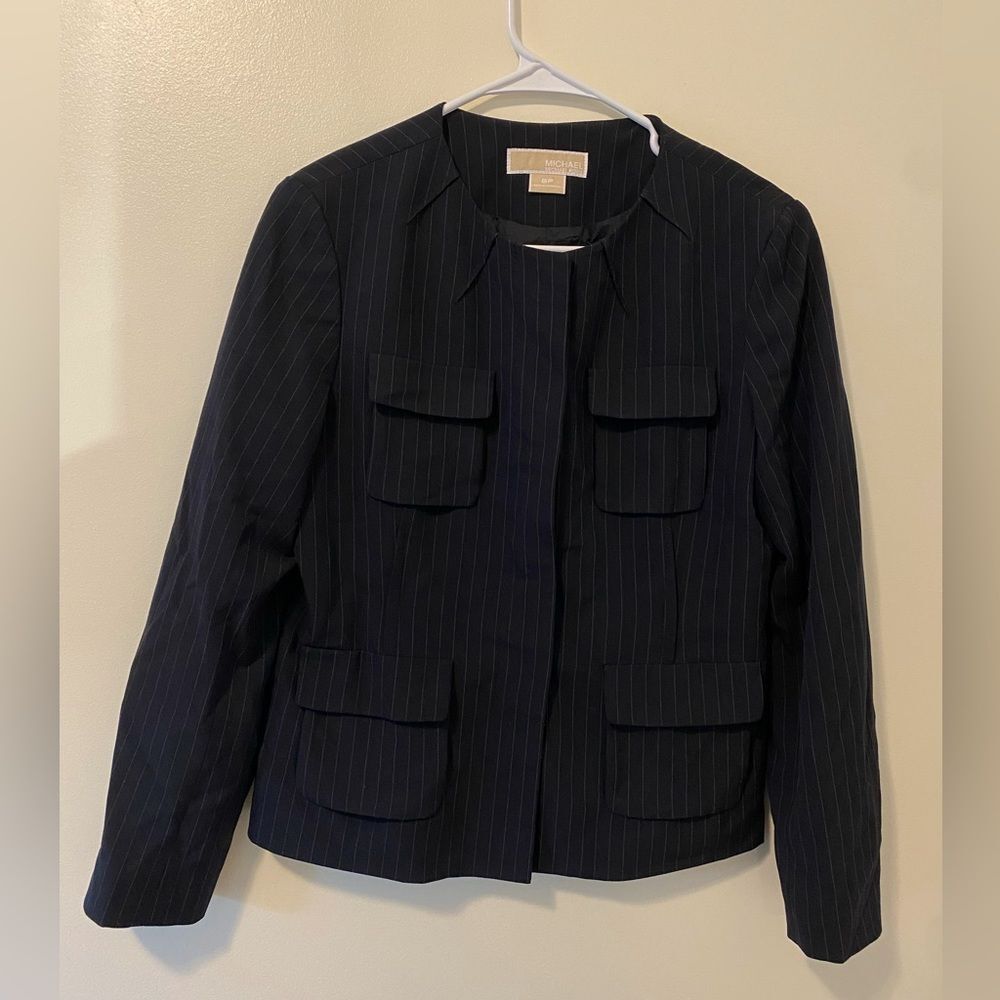 Michael Michael Kors Pinstripe Suit Jacket